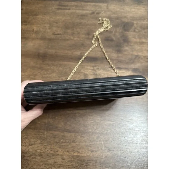 KURT GEIGER LONDON EVIL EYE PARTY ENVELOPE CLUTCH ACRYLIC METALLIC - Picture 10 of 12